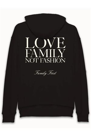 Felpa in cotone nero FAMILY FIRST | HF2410BLACK